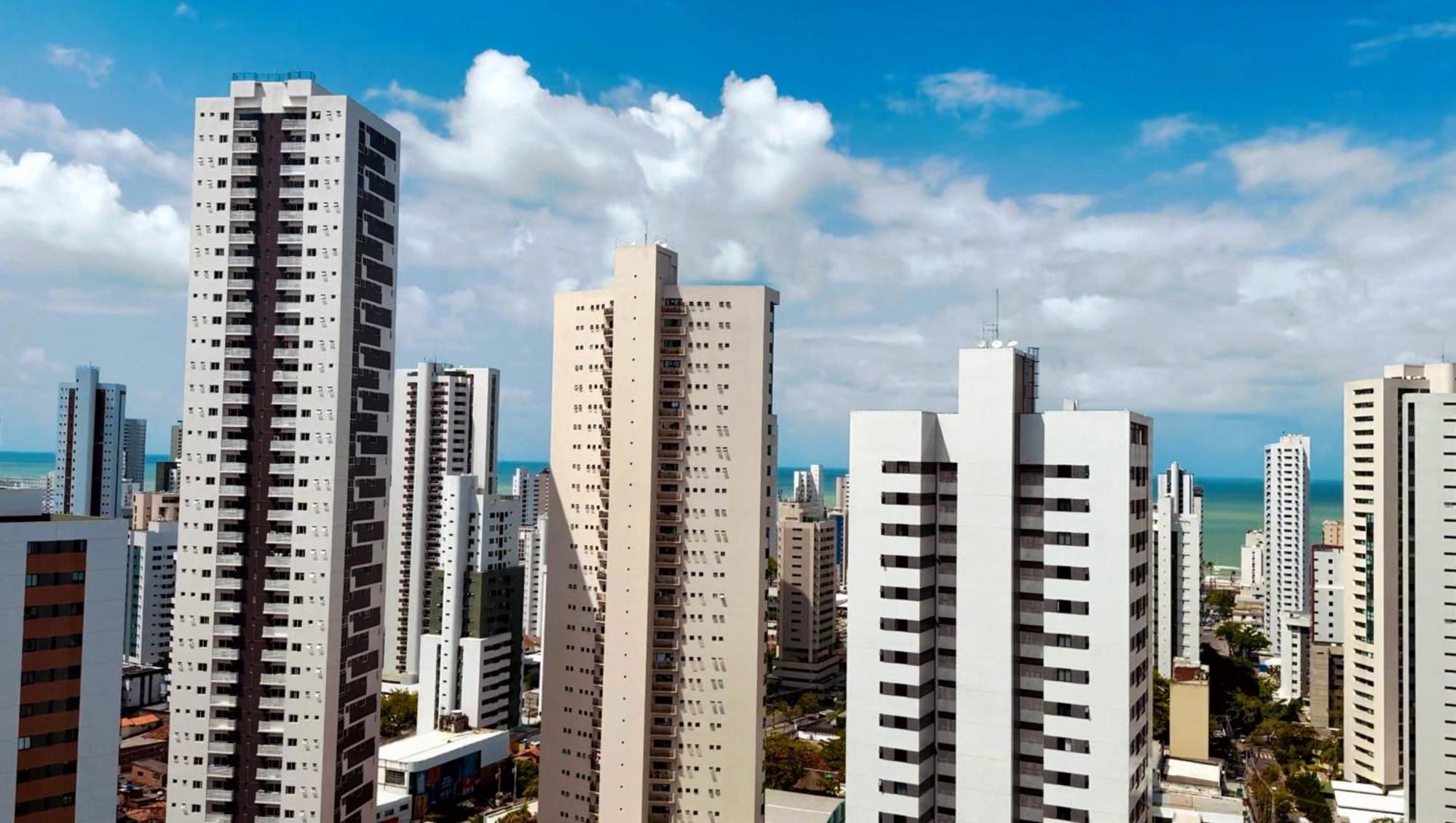 Flat Piscina No Rooftop Aluguel Temporada Em Recife Buitenkant foto